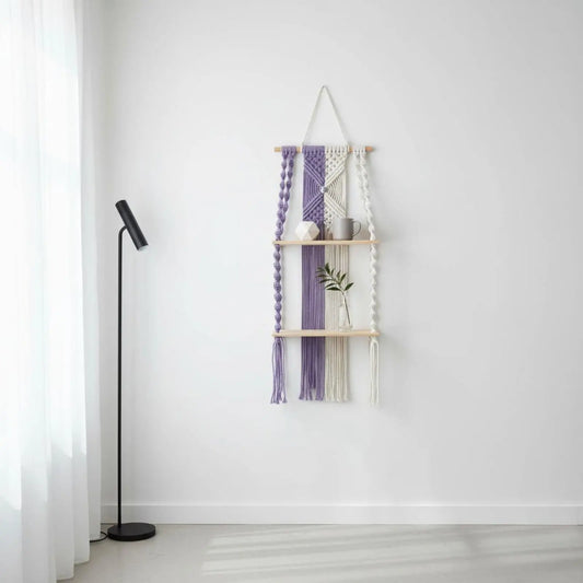 Macramé Shelf