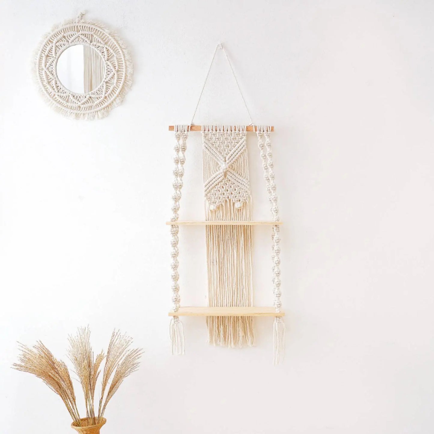 Macramé Shelf