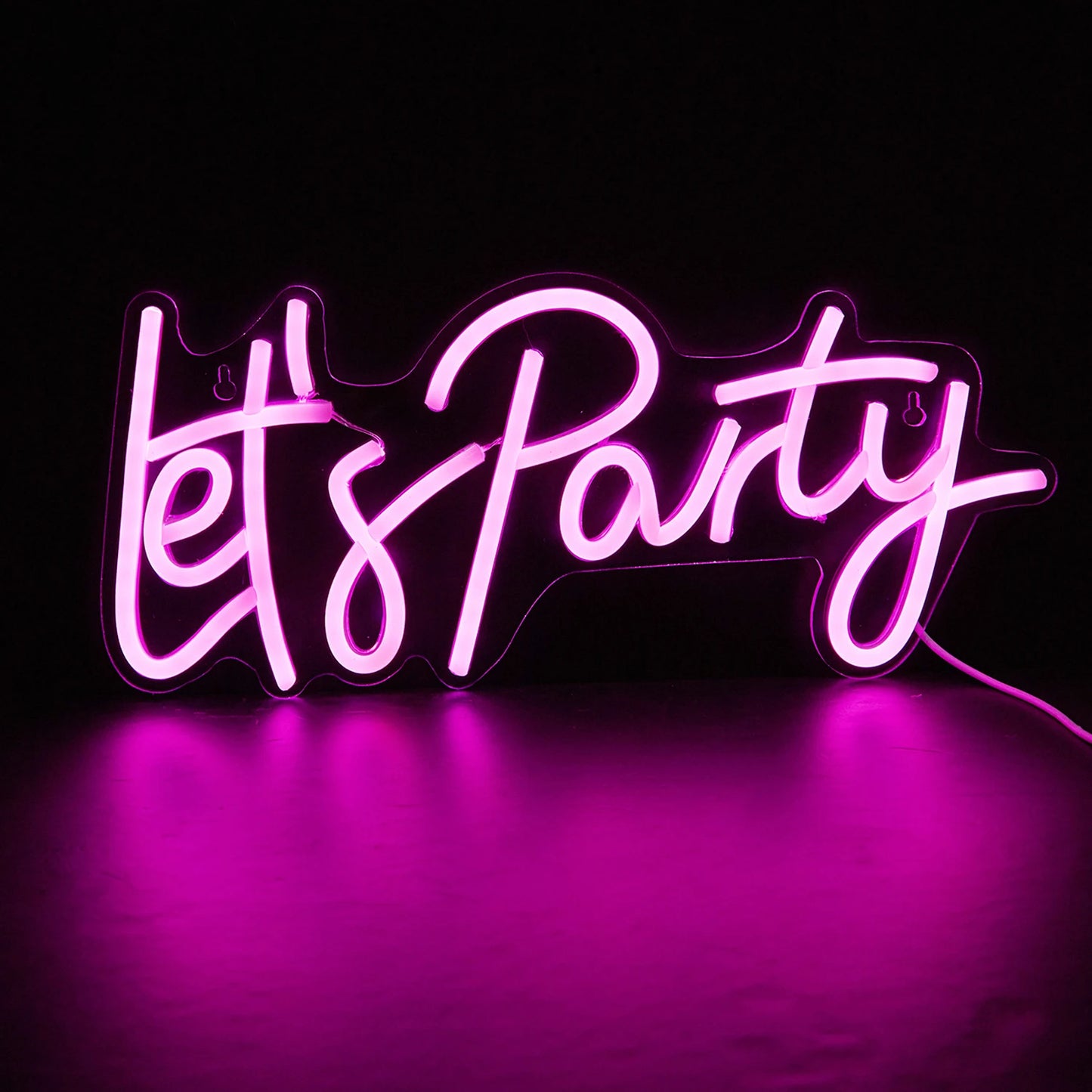 "Let's Party" Neon Sign